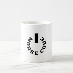 Drivs av Morse Code Kaffemugg