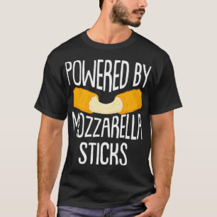 Drivs av Mozzarella Sticks Funny Cheese Älskare F T Shirt