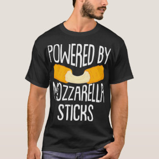 Drivs av Mozzarella Sticks Funny Cheese Älskare Fo T Shirt