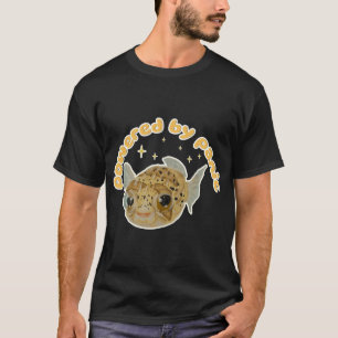 Drivs av Panic Popcorn den Pinnsvinsfisken T Shirt