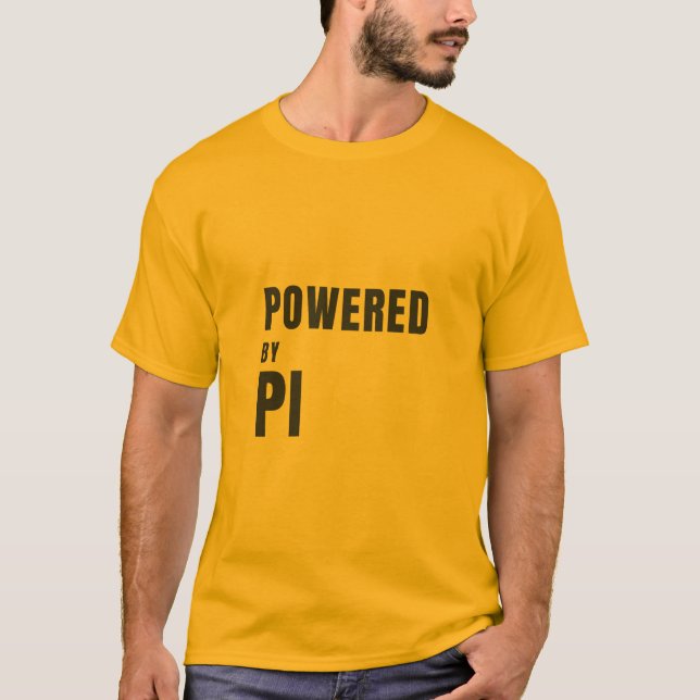 Drivs Av Pi Rolig Matematiklärare Design T Shirt (Framsida)