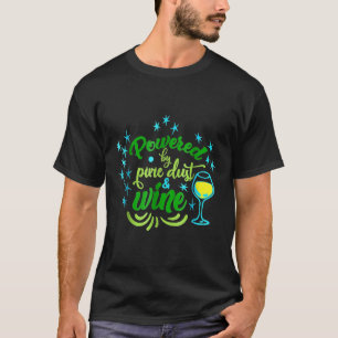 Drivs av pixidamm och Vin T Shirt