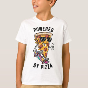 Drivs av Pizza, från Retro Stil Pizza Kärlek T Shirt