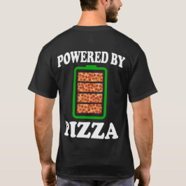 Drivs av Pizza - Funny Pizza T Shirt