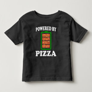 Drivs av Pizza - Funny Pizza T Shirt