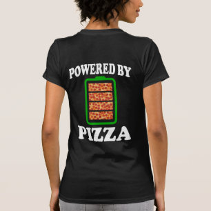 Drivs av Pizza - Funny Pizza T Shirt