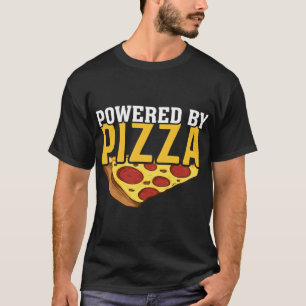 Drivs av Pizza Pizzaholics Italienska Pizza Älskar T Shirt