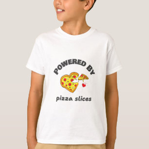 Drivs av Pizza Slices-School Lunch Break T-shirt