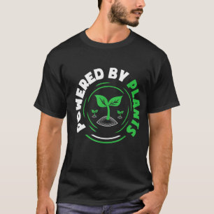 Drivs av Plant Funny Vegan Herbiäger Garden Vege T Shirt