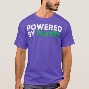 Drivs av Plants Vegan Vegetarian Gardener T Shir Shirt