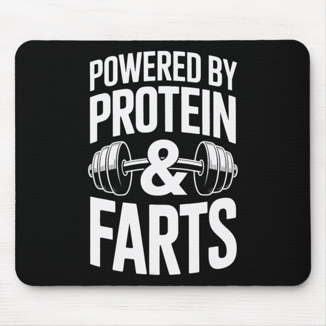 Drivs av Protein och Bodybuilding Weightli Musmatta (Framsidan)