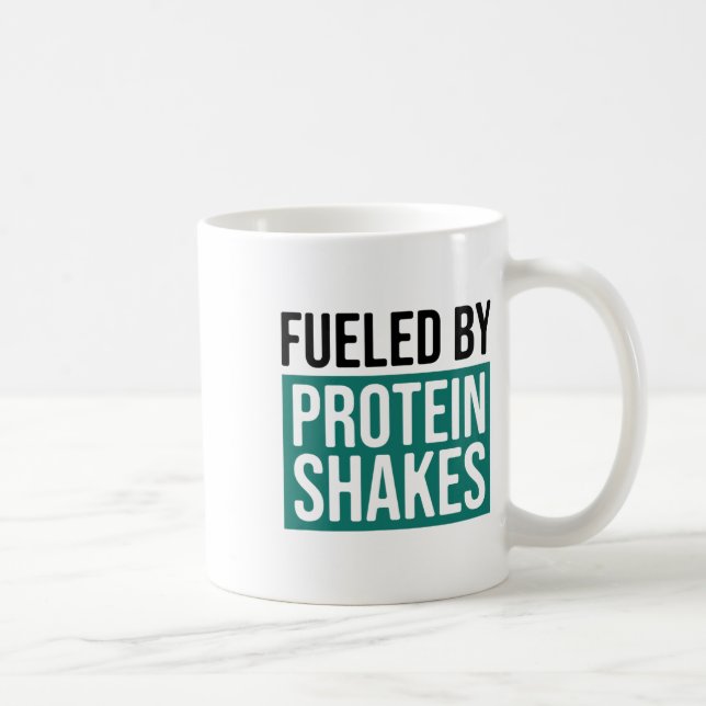 Drivs av proteindrycker1 kaffemugg (Höger)