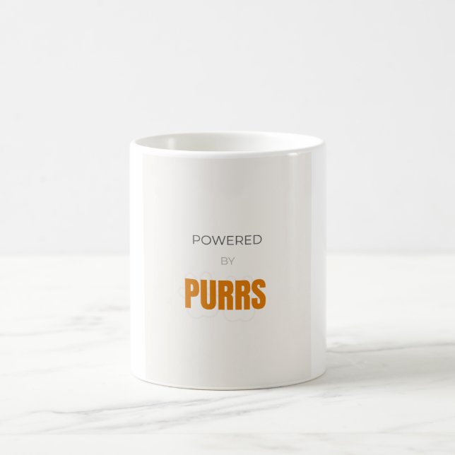 Drivs Av Purrs Söt Kattälskare Kaffemugg (Center)