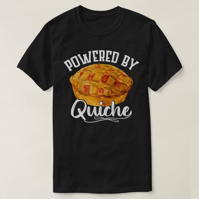Drivs av Quiche-kock  T Shirt (Design framsida)