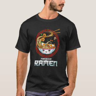 Drivs av Ramen Koreanska Noodle Soppa japanska asi T Shirt