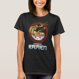 Drivs av Ramen Koreanska Noodle Soppa japanska asi T Shirt