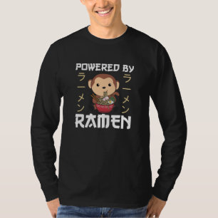 Drivs av Ramen Sweet Monkey Eats Ramen T Shirt