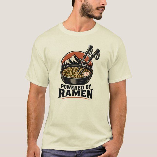 Drivs av Ramen vandrare hunger t-shirt (Framsida)