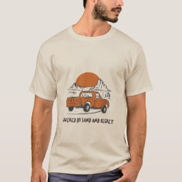 Drivs Av Sand Och Ånger Öken Camping T Shirt