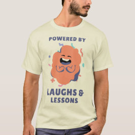 Drivs av Skratt och Lektioner Rolig Lärare T Shirt