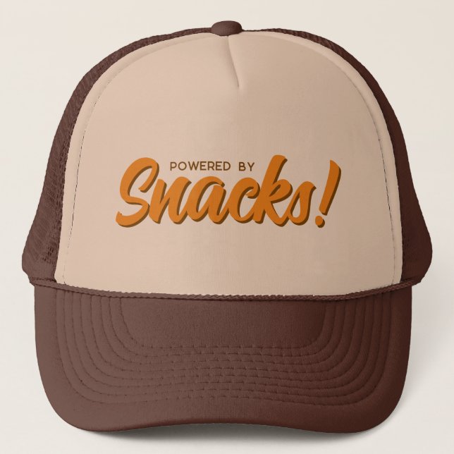 Drivs Av Snacks, Roligt Rosa Keps (Framsida)