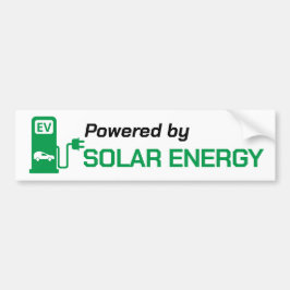 Drivs av solenergisprutor bildekal