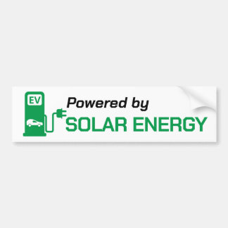 Drivs av solenergisprutor bildekal
