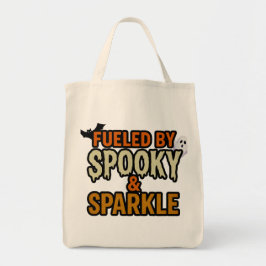 Drivs av Spooky & Sparkle Halloween-handväska Tygkasse