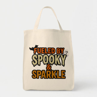 Drivs av Spooky & Sparkle Halloween-handväska Tygkasse