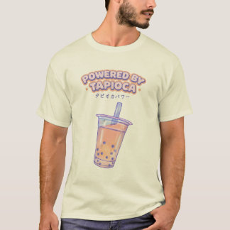Drivs av Tapioca Cute Bubble Tea T-Shirt
