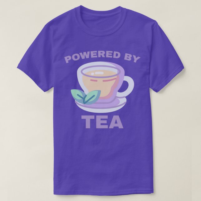 Drivs av Tea 3 T Shirt (Design framsida)
