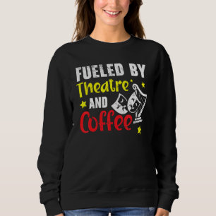 Drivs av teater- och kaffebredbandsutförare t shirt