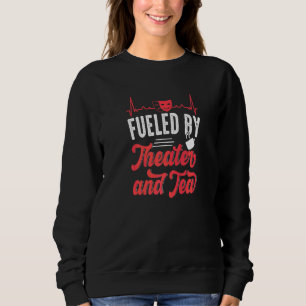 Drivs av teater och te-motiv för teaterakt t shirt