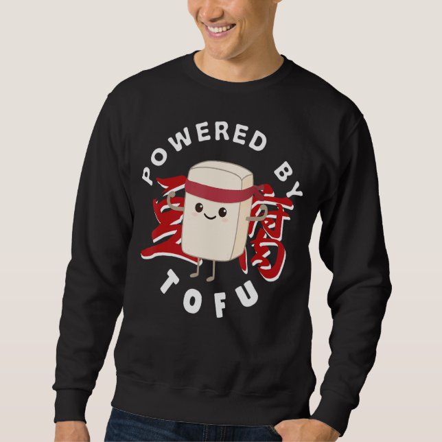 Drivs av Tofu Lång Ärmad Tröja (Framsida)