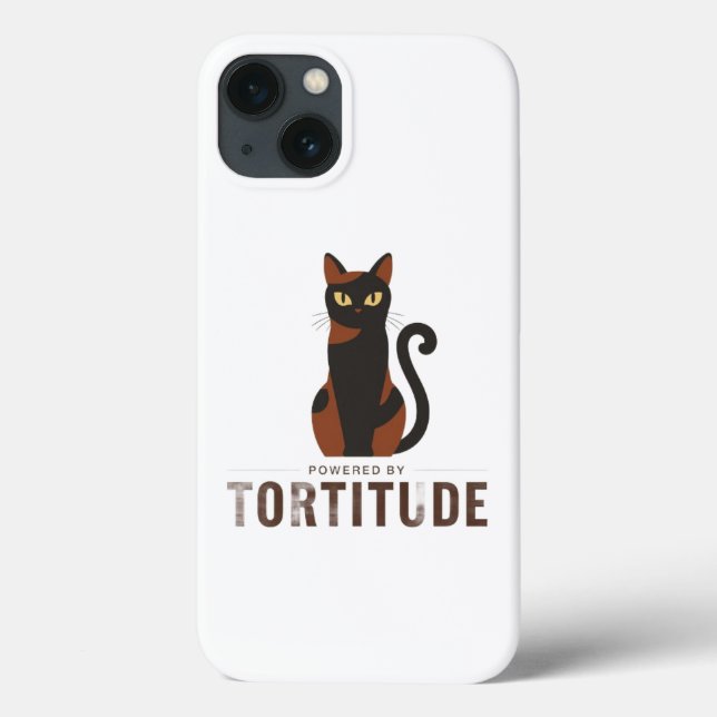 Drivs av Tortitude Roligt Katt Telefonskal (Baksida)