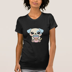 Drivs av Valp och Kaffe T Shirt
