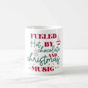 Drivs av varm choklad - jul kaffemugg