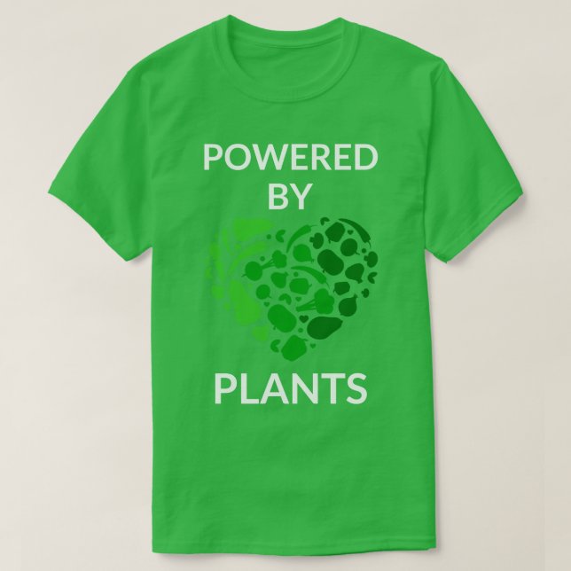 Drivs av växter IV T Shirt (Design framsida)