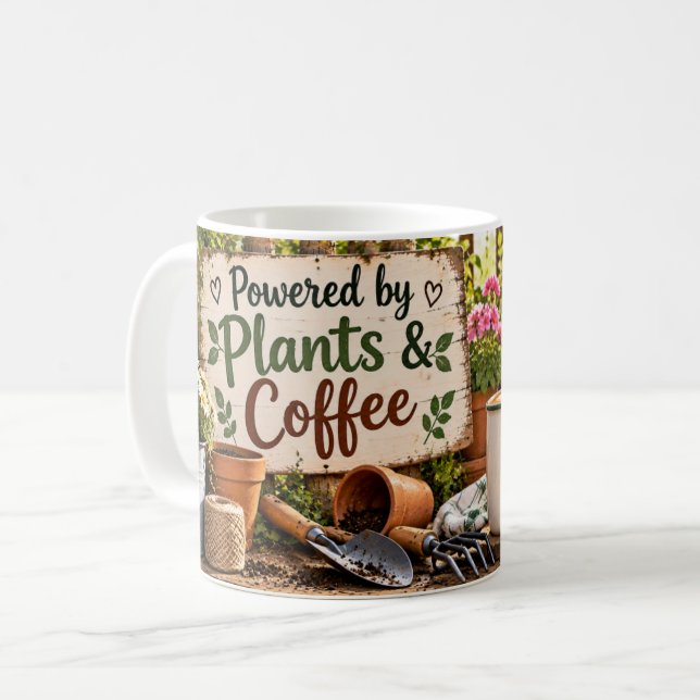 Drivs av växter & kaffemugg (Framsida vänster)