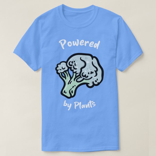 Drivs av växter t shirt (Design framsida)