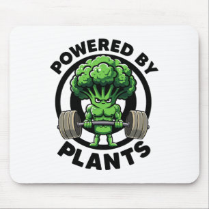 Drivs av växter Vegan Idrottsman Vegan Gym Vegan B Musmatta