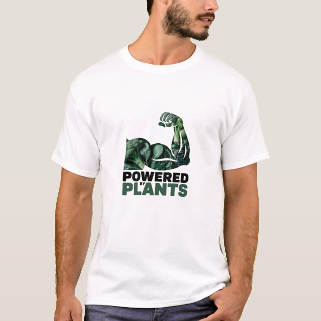 Drivs av växters Coola Trend Vegan T-shirt (Framsida)