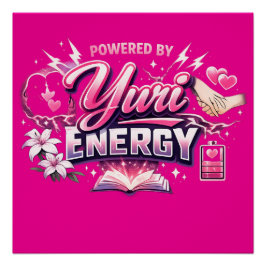 Drivs av Yuri Energy | Girls’ Love Anime Design Perfect Poster