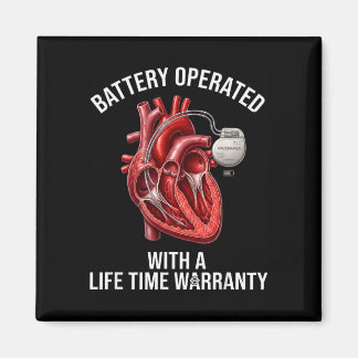 Drivs med batteri med livstidsgaranti magnet