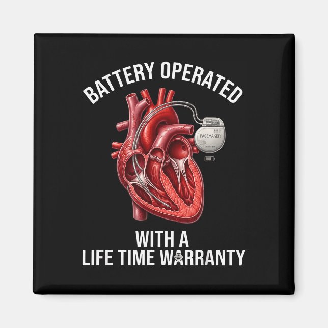 Drivs med batteri med livstidsgaranti  magnet (Framsidan)