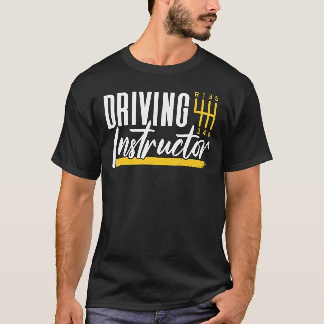 Drivsinstruktör Ord T Shirt (Framsida)