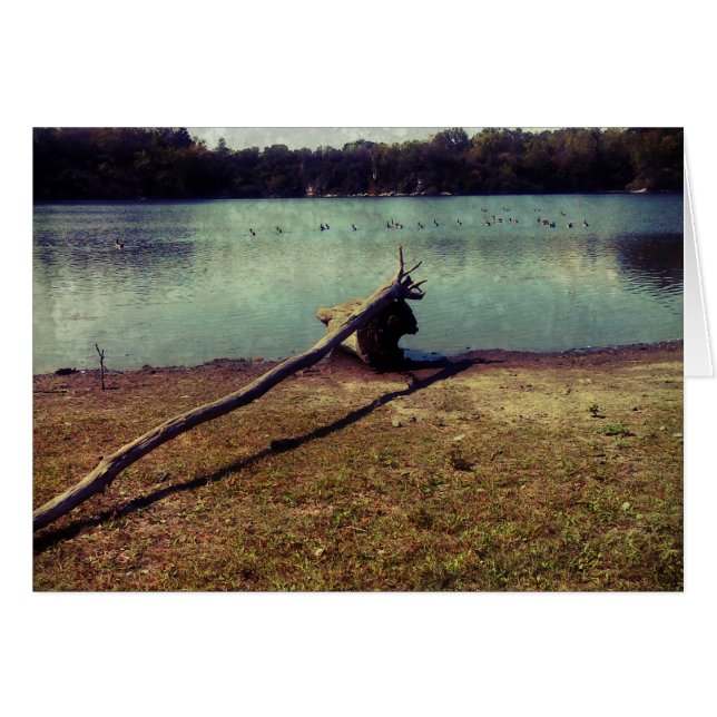 Drivträ Hälsningskort (Framsidan Horizontal)