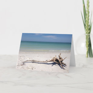 Drivträ på Beach Framable Mors dag-kort Kort