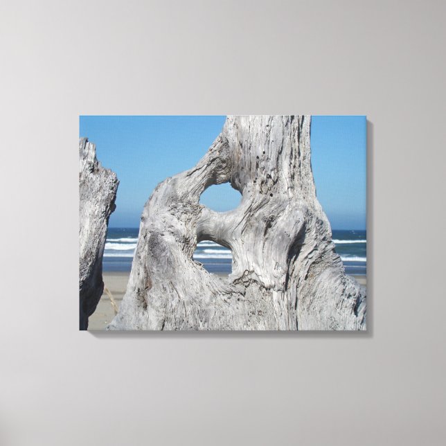Drivved Canvas Fotografi tryck Kust (Framsida)
