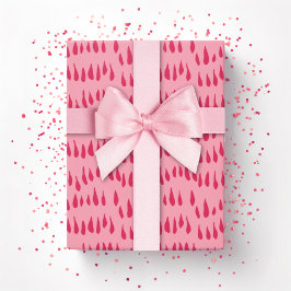 Drizzle Dot i ljust rosa Presentpapper